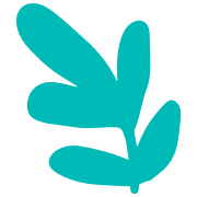 Teal leaf