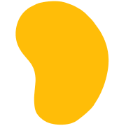 Lima bean shape icon