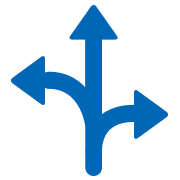 three arrows icon