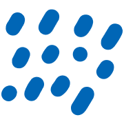 Blue dots and dashes